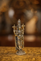 6″ Tirupathi Balaji Round Base | Super Fine Brass | Polished Finish — view 5