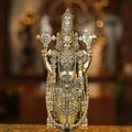 11″ Tirupathi Balaji Round Base | Super Fine Brass | Polished Finish