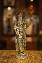 11″ Tirupathi Balaji Round Base | Super Fine Brass | Polished Finish — view 5