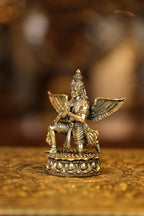 4″ Garudhan Kneeling | Super Fine Brass | Polished Finish — view 3
