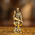 4″ Sitting Saibaba | Super Fine Brass | Polished Finish