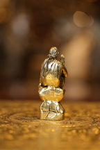 4″ Sitting Saibaba | Super Fine Brass | Polished Finish — view 5