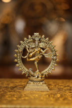 6″ Nataraja Cosmic Dancer | Super Fine Brass | Polished Finish