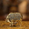 3″ Cow and Calf | Super Fine Brass | Polished Finish