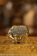 3″ Cow and Calf | Super Fine Brass | Polished Finish