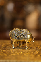 3″ Cow and Calf | Super Fine Brass | Polished Finish — view 5