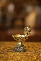4″ Sangu Chakaram Lamp | Super Fine Brass | Polished Finish — view 5