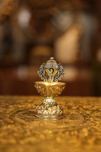 4″ Sangu Chakaram Lamp | Super Fine Brass | Polished Finish — view 4