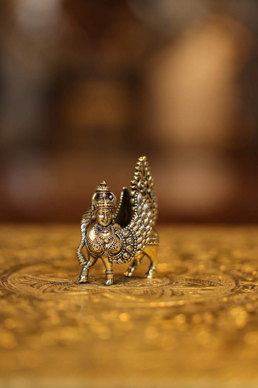 2″ Kamadhenu | Super Fine Brass | Polished Finish — view 3