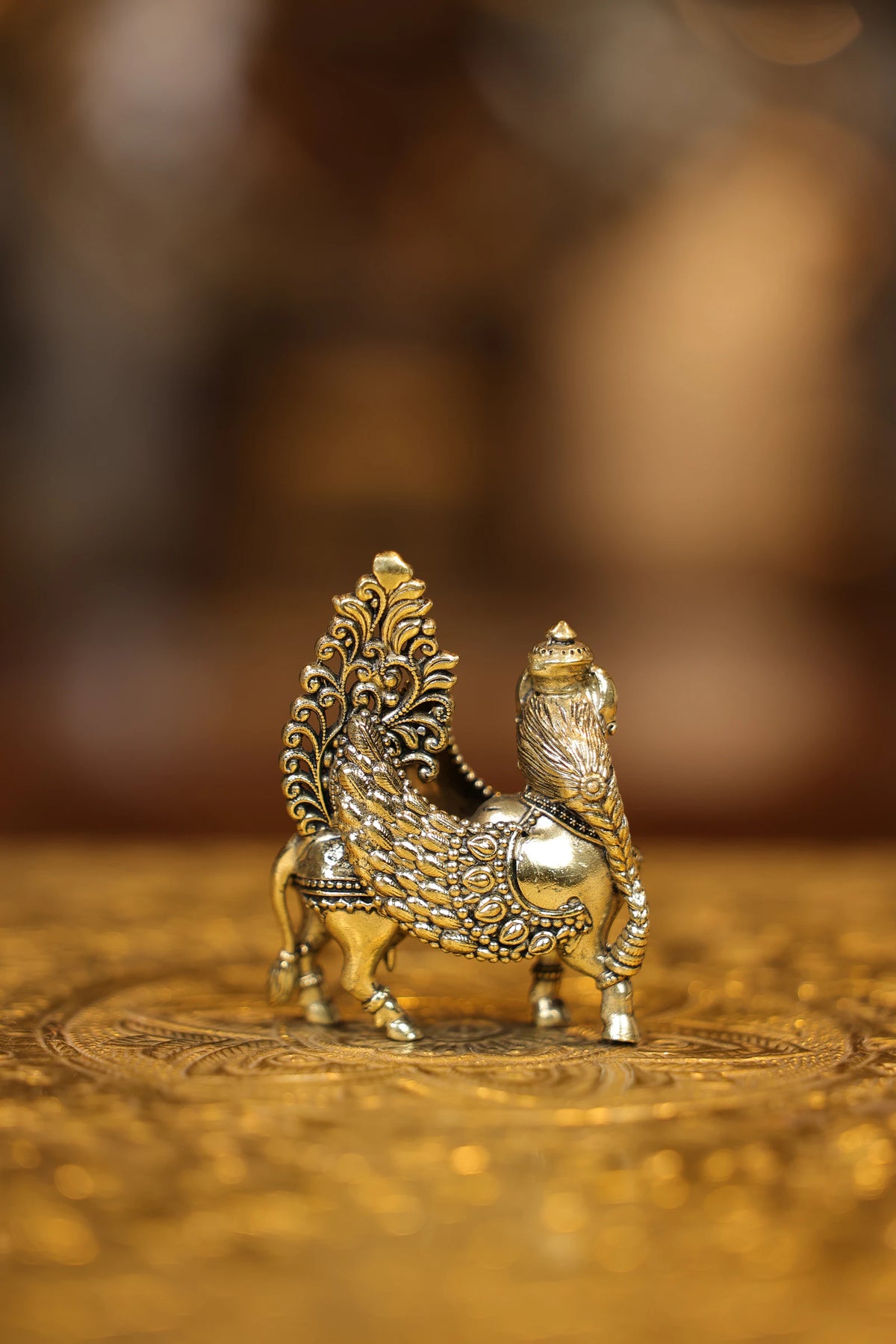 3″ Kamadhenu | Super Fine Brass | Polished Finish — view 4