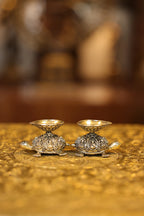 Tortoise Agal Lamp Pair | Super Fine Brass | Polished Finish — view 4