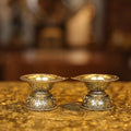 Agal Lamp Engraving Base Pair | Super Fine Brass | Polished Finish