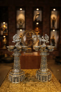 12″ Aasthalakshmi SPL Annam Kuttuvillaku Pair | Super Fine Brass | Polished Finish