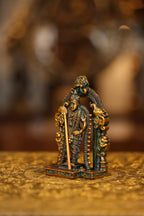 5″ Murugan with Arch | Super Fine Brass | Double Chola Finish — view 3