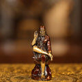 4″ Sai Baba Sitting | Super Fine Brass | Brown Gold Finish