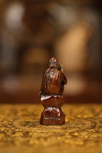 4″ Sai Baba Sitting | Super Fine Brass | Brown Gold Finish — view 5