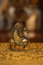 4.5″ Kamadhenu | Super Fine Brass | Double Chola Finish — view 5