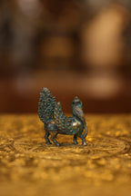 2.5″ Kamadhenu | Super Fine Brass | Antique Green Finish — view 4