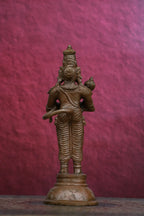 6″ Hanuman (Anjali Mudra) | Handcrafted Panchaloha | Wood Patina