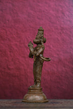 6″ Hanuman (Anjali Mudra) | Handcrafted Panchaloha | Wood Patina
