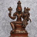 9″ Lakshmi Varaha (Varagar) | Handcrafted Brass | Antique Brown Finish