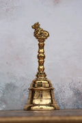 Temple Nandi Bell | Handcrafted Brass | Hand-Polished Brass