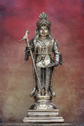 12″ Raja Alangara Murugan (Palani) | Handcrafted Brass | Polish