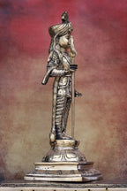 12″ Raja Alangara Murugan (Palani) | Handcrafted Brass | Polish