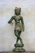 11″ Rishabadevar | Handcrafted Brass | Green Finish