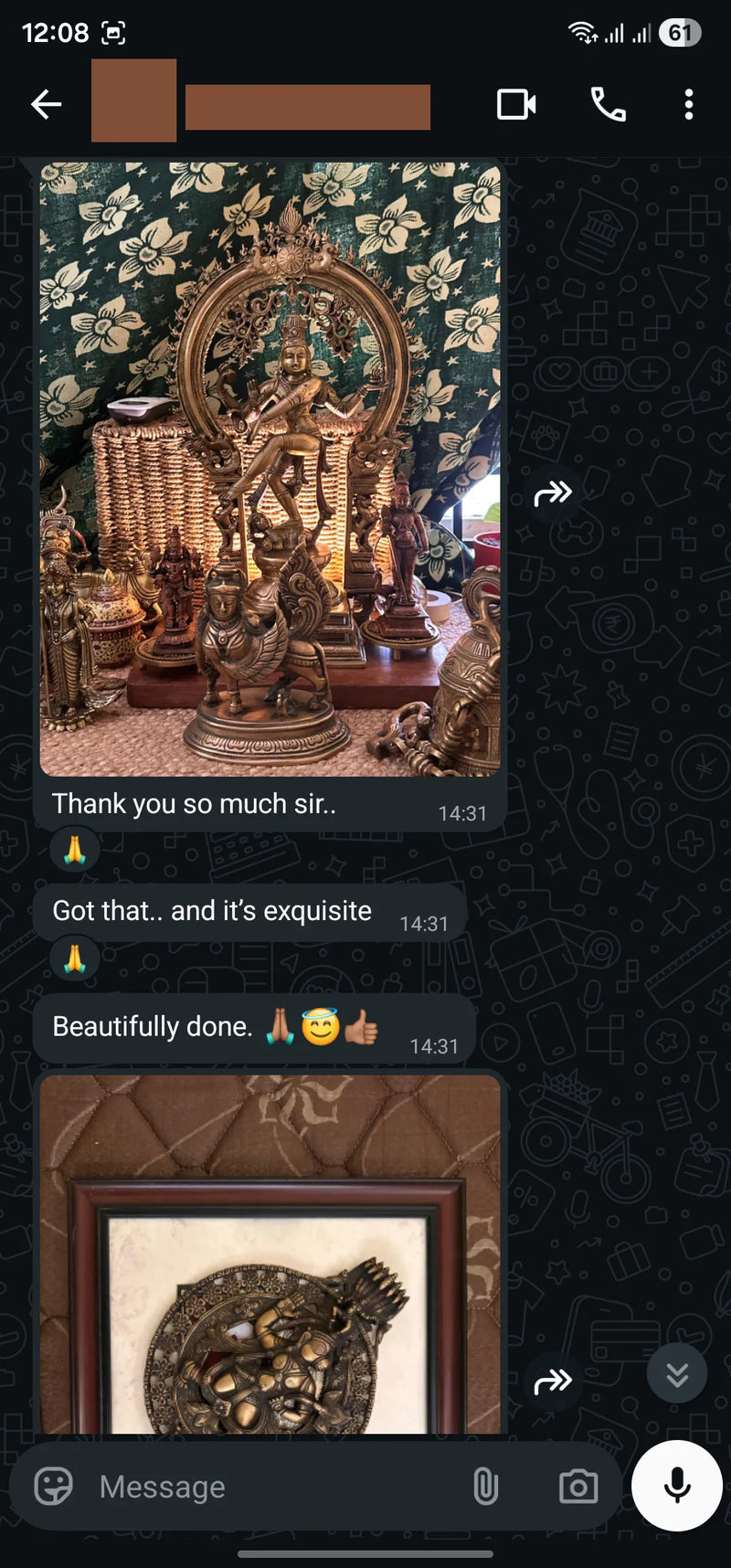 Customer WhatsApp Review
