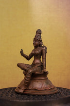 Divine Boga Shakthi | Handcrafted Panchaloha | Wood Patina
