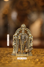 4″ Murugan with Arch | Super Fine Brass | Polished Finish — size and dimensions