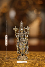 6″ Tirupathi Balaji Round Base | Super Fine Brass | Polished Finish — size and dimensions