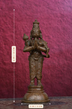 6″ Hanuman (Anjali Mudra) | Handcrafted Panchaloha | Wood Patina
