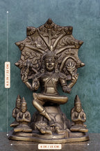 8″ Divine Dakshinamoorthy | Handcrafted Brass