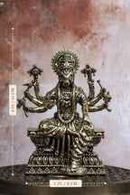 4″ Varahi Amman Idol for Pooja &amp; Home Décor | Super Fine Brass | Antique Polish