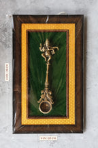 Brass Ganesha Spoon Frame for Home Décor & Gifting | Handcrafted Brass Art Frame (Copy)