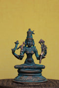 3″ Kamakshi Amman Idol | Handcrafted Panchaloha | Green Patina
