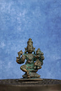 3″ Lakshmi Narayanan Idol | Handcrafted Panchaloha | Green Patina