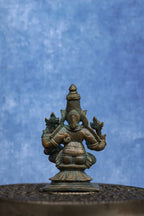3″ Lakshmi Narayanan Idol | Handcrafted Panchaloha | Green Patina