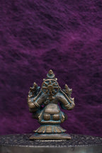 2.5″ Lakshmi Varagar Idol | Handcrafted Panchaloha | Green Patina