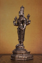 8.5″ Perumal Statue | Handcrafted Panchaloha | Polished Finish