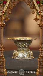 Agal Lamp Engraving Base Pair | Super Fine Brass | Polished Finish — video