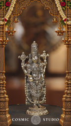 6″ Tirupathi Balaji Round Base | Super Fine Brass | Polished Finish — video