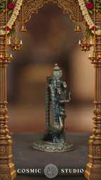 3″ Murugan | Super Fine Brass | Antique Green Finish — video