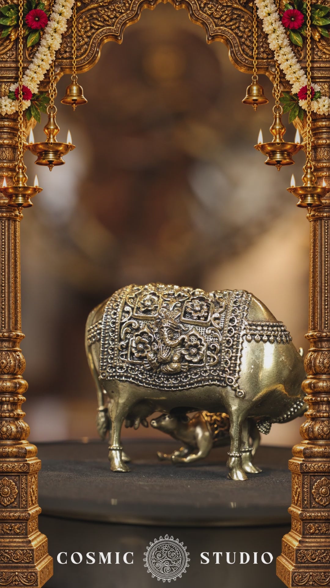 3″ Cow and Calf | Super Fine Brass | Polished Finish — video