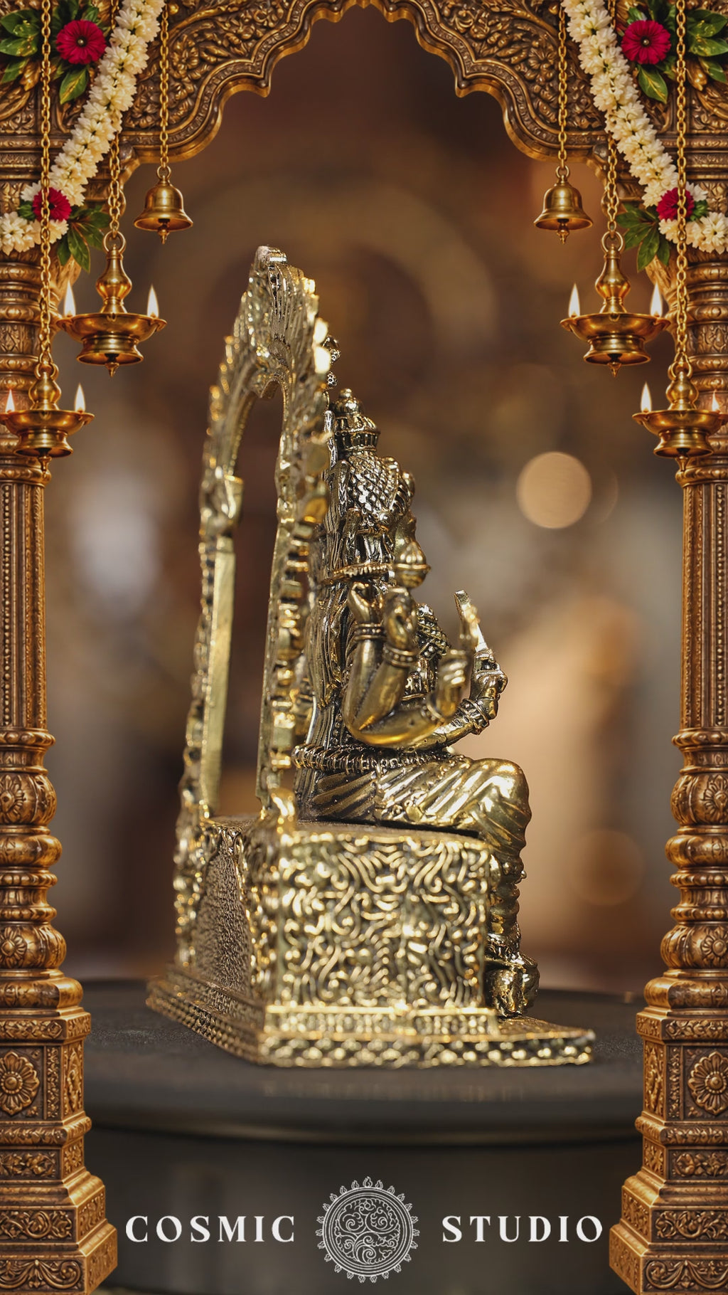 5″ Marriamman with Arch Spl | Super Fine Brass | Polished Finish — video