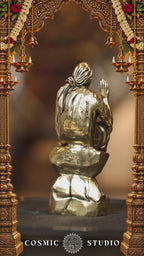 4″ Sitting Saibaba | Super Fine Brass | Polished Finish — video