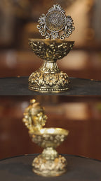 4″ Sangu Chakaram Lamp | Super Fine Brass | Polished Finish — video