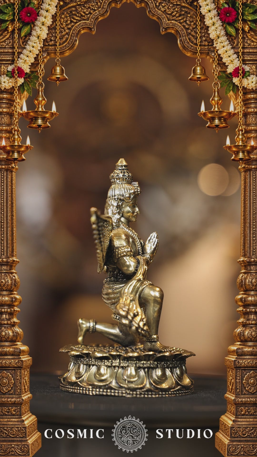 4″ Garudhan Kneeling | Super Fine Brass | Polished Finish — video